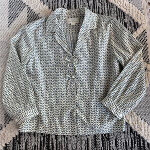 Trovata Birds of Paradise Top XS NWOT